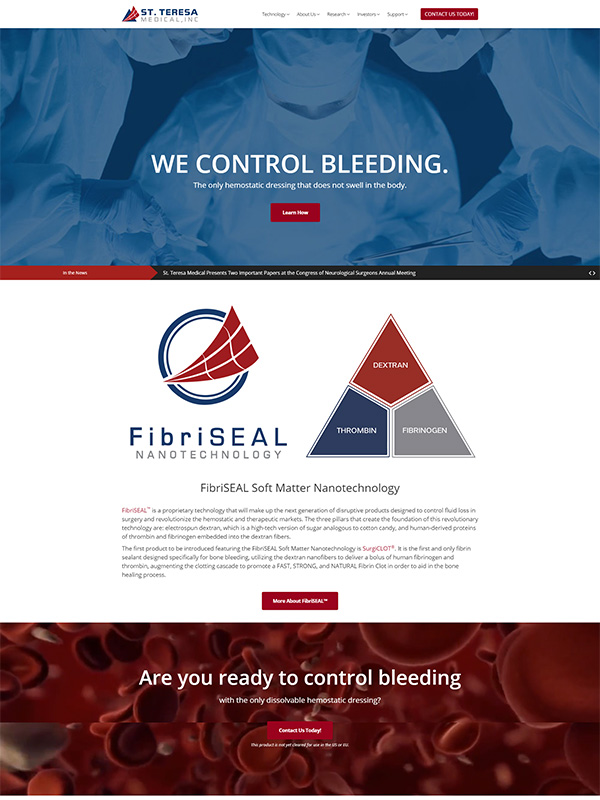 Control Bleeding website